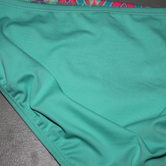 Multi Color 2 Pcs Justice Bikini Swimsuit size 14 - Picture 8 of 11